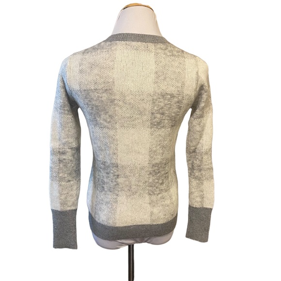 Banana Republic Wool Blend Buffalo Check Sweater - Picture 3 of 7